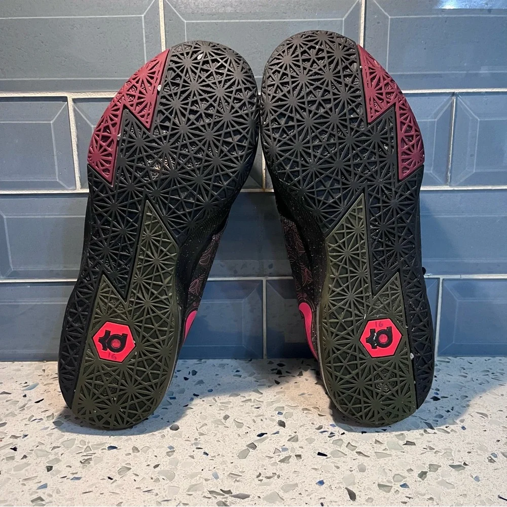 Nike KD VI Meteorology Kids' Basketball Shoes - Black/Pink 2013